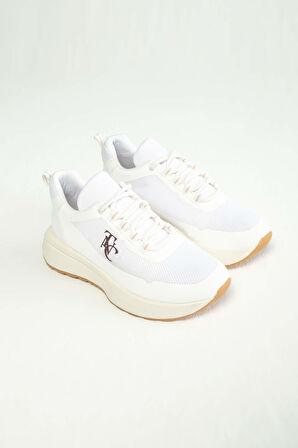 Tamer Tanca Kadın Vegan Beyaz Sneakers & Spor Ayakkabı 784 2135 BN AYK Y23 BEYAZ