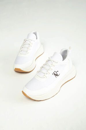 Tamer Tanca Kadın Vegan Beyaz Sneakers & Spor Ayakkabı 784 2135 BN AYK Y23 BEYAZ