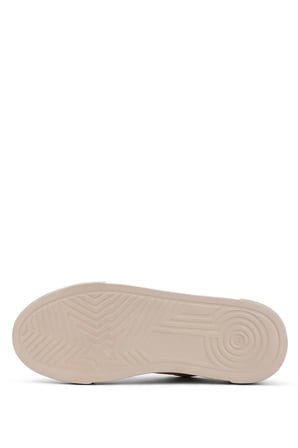 Tamer Tanca Kadın Hakiki Deri Bej Sneakers & Spor Ayakkabı 937 5022-09 BN AYK Y23 BEJ FLOTER