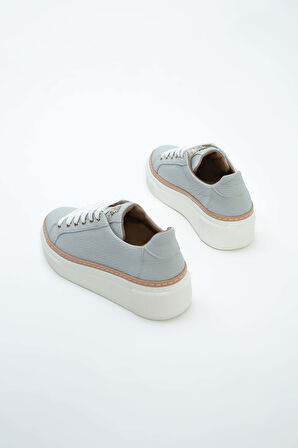 Tamer Tanca Kadın Hakiki Deri Gri Sneakers & Spor Ayakkabı 937 5022-09 BN AYK Y23 GRI FLOTER