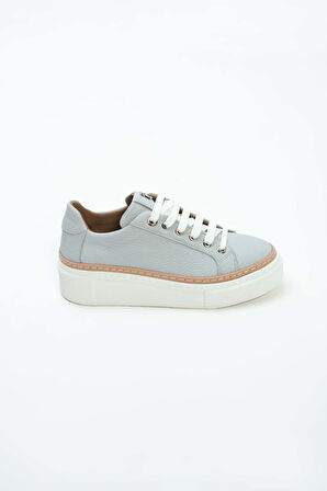 Tamer Tanca Kadın Hakiki Deri Gri Sneakers & Spor Ayakkabı 937 5022-09 BN AYK Y23 GRI FLOTER