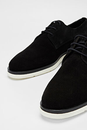 Valmenti Bruno Erkek Siyah Süet Hakiki Deri Casual Ayakkabı 645 80-131 ERK AYK Y23