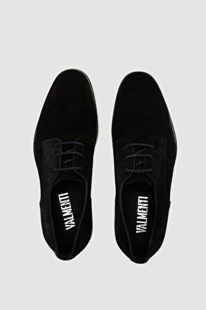 Valmenti Bruno Erkek Siyah Süet Hakiki Deri Casual Ayakkabı 645 80-131 ERK AYK Y23