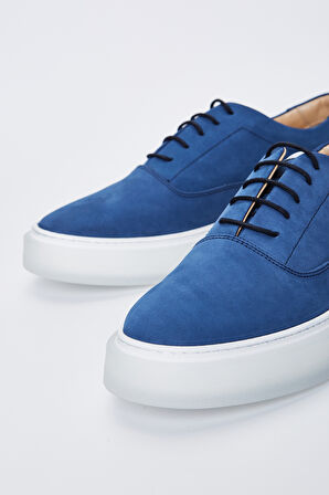 Valmenti Elio Erkek Lacivert Nubuk Hakiki Deri Casual Ayakkabı 645 80-35 ERK AYK Y23