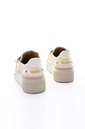 Valmenti Nora Kadın Bej Floter Hakiki Deri Sneakers & Spor Ayakkabı 937 5022-48 BN AYK Y23