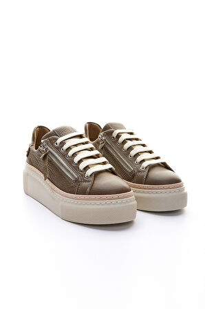 Valmenti Nora Kadın Vizon Floter Hakiki Deri Sneakers & Spor Ayakkabı 937 5022-48 BN AYK Y23