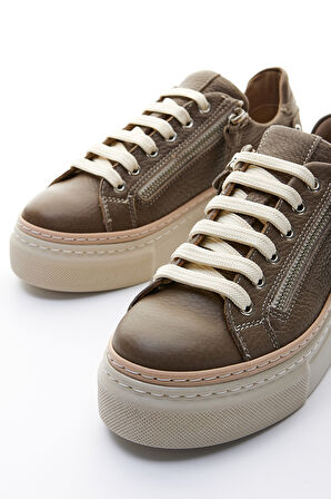 Valmenti Nora Kadın Vizon Floter Hakiki Deri Sneakers & Spor Ayakkabı 937 5022-48 BN AYK Y23