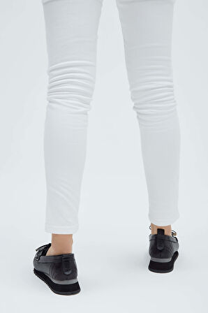 Tamer Tanca Kadın Hakiki Deri Siyah Loafer Ayakkabı 766 420-1909 BN AYK Y23 SIYAH