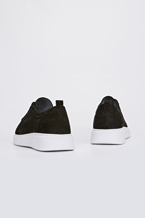 Valmenti Leo Erkek Siyah Nubuk Hakiki Deri Sneakers & Spor Ayakkabı 04 3502 ERK AYK Y23