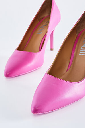 Valmenti Novella Kadın Pembe Hakiki Deri Topuklu Ayakkabı 248 23127 BN AYK Y23