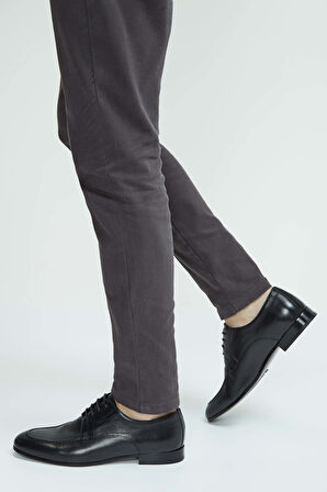 Tamer Tanca Erkek Hakiki Deri Siyah Deri Casual Ayakkabı 183 27302 ERK AYK SK23/24 SIYAH DR