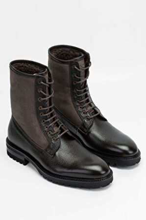 Tamer Tanca Erkek Hakiki Deri Kahverengi POSTAL Bot 183 27702 ERK BOT SK23/24 KAHVE