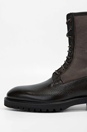 Tamer Tanca Erkek Hakiki Deri Kahverengi POSTAL Bot 183 27702 ERK BOT SK23/24 KAHVE