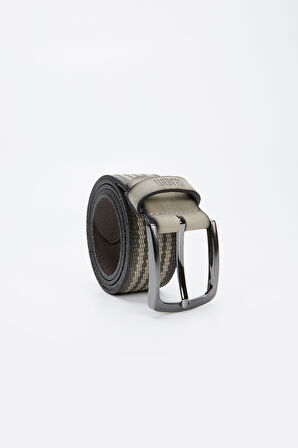 Valmenti Erkek Gri Hakiki Deri Casual Kemer 483 0011-138VAL ERK KEMER