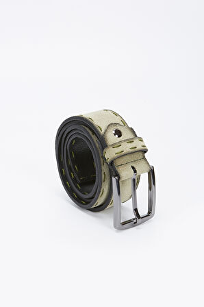 Valmenti Erkek Avakado Süet Hakiki Deri Casual Kemer 483 011-151VAL ERK KEMER