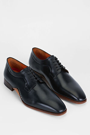 Tamer Tanca Erkek Hakiki Deri Siyah Klasik Ayakkabı 987 026 ERK AYK SK23/24 SIYAH