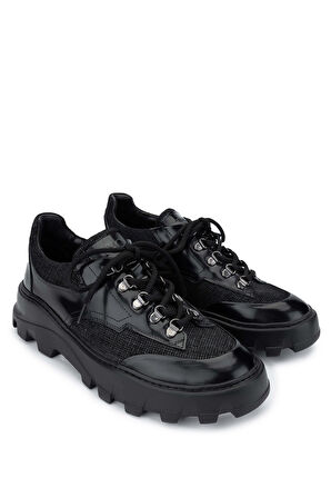 Tamer Tanca Erkek Hakiki Deri Siyah Süet Sneakers & Spor Ayakkabı 698 1061-2 ERK AYK SK23/24 SYH SUET/SYH BSK