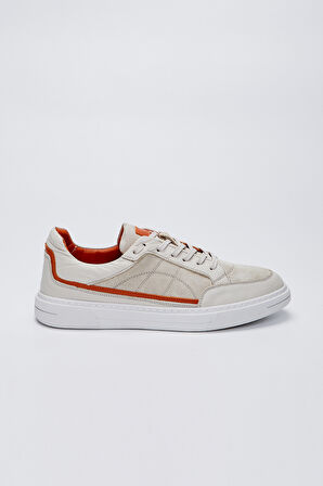 Valmenti Erkek Bej Süet Deri Sneakers & Spor Ayakkabı 167 7084 ERK AYK Y23