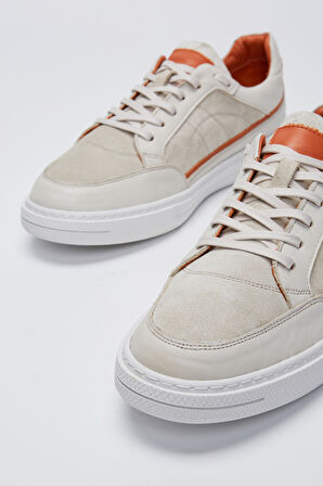 Valmenti Erkek Bej Süet Deri Sneakers & Spor Ayakkabı 167 7084 ERK AYK Y23