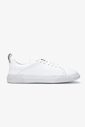 Valmenti Erkek Hakiki Deri Beyaz Sneakers & Spor Ayakkabı 167 7085 ERK AYK Y23 BEYAZ FLTR