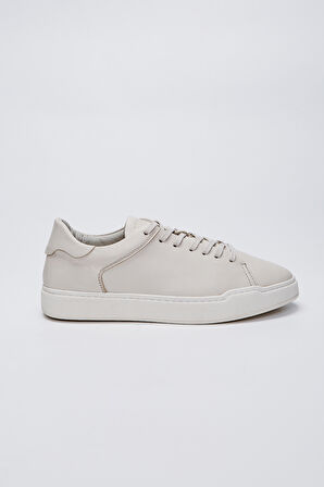 Valmenti Erkek Bej Hakiki Deri Sneakers & Spor Ayakkabı 167 7046 ERK AYK Y23