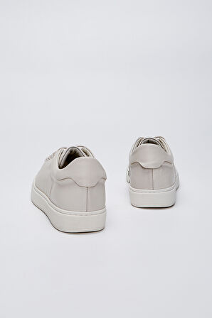Valmenti Erkek Bej Hakiki Deri Sneakers & Spor Ayakkabı 167 7046 ERK AYK Y23