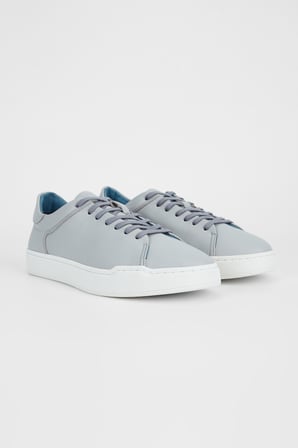 Valmenti Erkek Gri Hakiki Deri Sneakers & Spor Ayakkabı 167 7046 ERK AYK Y23