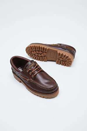 Callaghan Erkek Hakiki Deri Koyu Kahve Casual Ayakkabı 618 21910 ERK AYK Y23 SEAHORSE