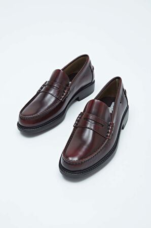 Callaghan Erkek Hakiki Deri Bordo Makosen Ayakkabı 618 90000 ERK AYK Y23 RIOJA