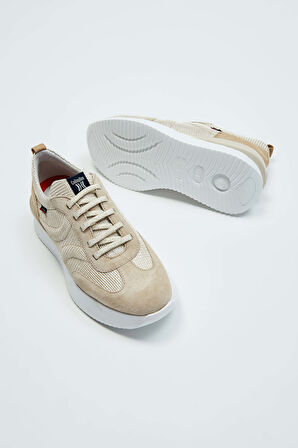 Callaghan Kadın Deri & Tekstil Fildişi Sneakers & Spor Ayakkabı 618 51200 BN AYK Y23 MARFIL/PLTN/NATURAL