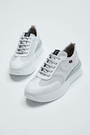 Callaghan Kadın Deri & Tekstil Beyaz/Bej Sneakers & Spor Ayakkabı 618 51200 BN AYK Y23 GLACIAL/BLANCO