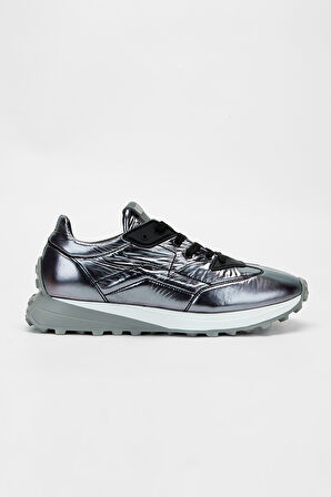 Valmenti Erkek Gri prst Hakiki Deri Sneakers & Spor Ayakkabı 698 1062-5 ERK AYK SK23/24
