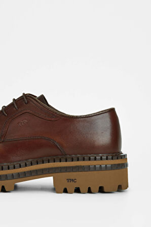 Tamer Tanca Erkek Hakiki Deri Kahverengi Casual Ayakkabı 537 3253 ERK AYK SK23/24 KAHVE