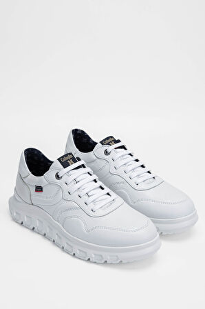 Callaghan Erkek Hakiki Deri Beyaz Sneakers & Spor Ayakkabı 618 55340 ERK AYK SK23/24 BEYAZ DR