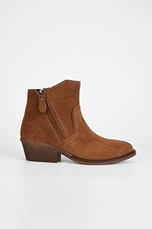 Valmenti Kadın Taba Süet Hakiki Deri Casual Bot 231 2064 BN BOT SK23/24