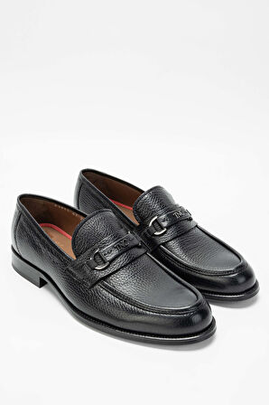 Tamer Tanca Erkek Hakiki Deri Siyah Loafer Ayakkabı 477 63933 ERK AYK SK23/24 SIYAH GYK