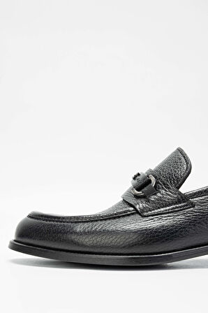 Tamer Tanca Erkek Hakiki Deri Siyah Loafer Ayakkabı 477 63933 ERK AYK SK23/24 SIYAH GYK