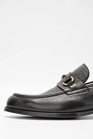 Tamer Tanca Erkek Hakiki Deri Kahverengi Loafer Ayakkabı 477 63933 ERK AYK SK23/24 KAHVE GYK