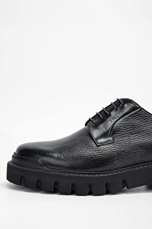 Tamer Tanca Erkek Hakiki Deri Siyah Casual Ayakkabı 477 67614 ERK AYK SK23/24 SIYAH GYK