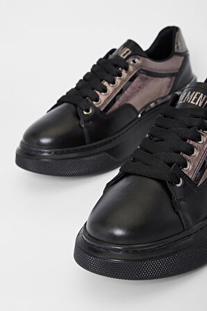 Valmenti Kadın Siyah/antrasit Vegan Sneakers & Spor Ayakkabı 804 0208-21 BN AYK SK23/24