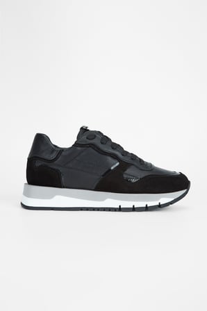 Valmenti Kadın Siyah Hakiki Deri Sneakers & Spor Ayakkabı 996 119-1 BN AYK SK23/24