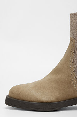 Valmenti Kadın Vizon Süet Hakiki Deri Casual Bot 957 40289 BN BOT SK23/24