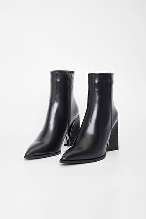 Valmenti Kadın Siyah Deri Casual Bot 33 54360 BN BOT SK23/24