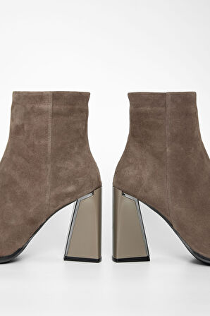 Valmenti Kadın Vizon Süet Deri Casual Bot 33 54360 BN BOT SK23/24