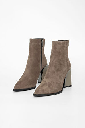 Valmenti Kadın Vizon Süet Deri Casual Bot 33 54360 BN BOT SK23/24