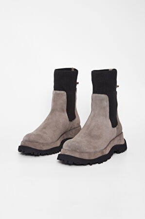 Valmenti Kadın Vizon Süet Hakiki Deri Casual Bot 33 7801 BN BOT SK23/24