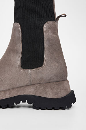 Valmenti Kadın Vizon Süet Hakiki Deri Casual Bot 33 7801 BN BOT SK23/24