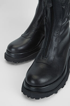 Valmenti Kadın Siyah Hakiki Deri Casual Bot 33 7800 BN BOT SK23/24