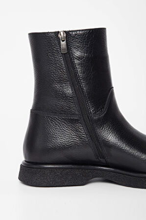 Tamer Tanca Kadın Hakiki Deri Siyah Casual Bot 33 95001 BN BOT SK23/24 SIYAH FLTR