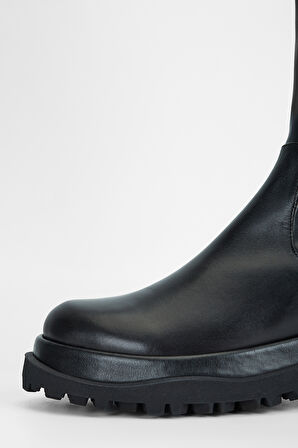 Valmenti Kadın Siyah Hakiki Deri Çizme 33 7809 BN CZM SK23/24